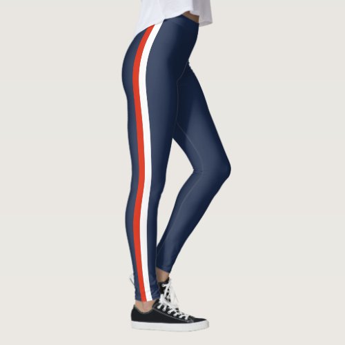 Fitness Leggings with Side Stripe _ Your Colors