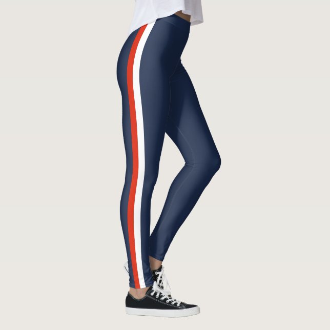 Fitness Leggings with Side Stripe - Your Colors (Right)