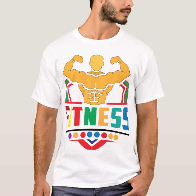 Fitness Lifestyle – Train Hard Stay Strong T-Shirt (Front)
