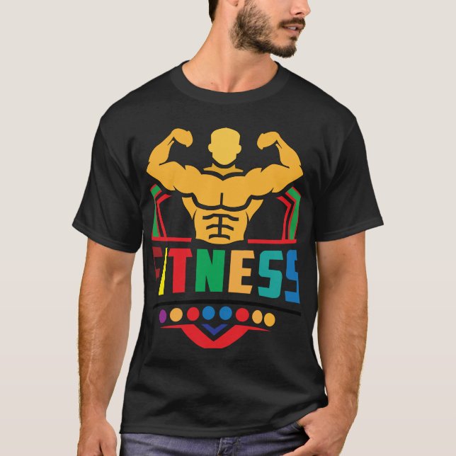Fitness Lifestyle – Train Hard Stay Strong T-Shirt (Front)