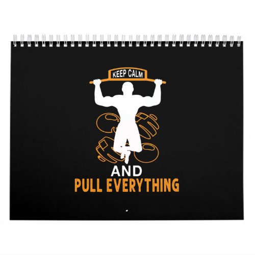 Fitness Lover Jesus Pull Everything Calendar