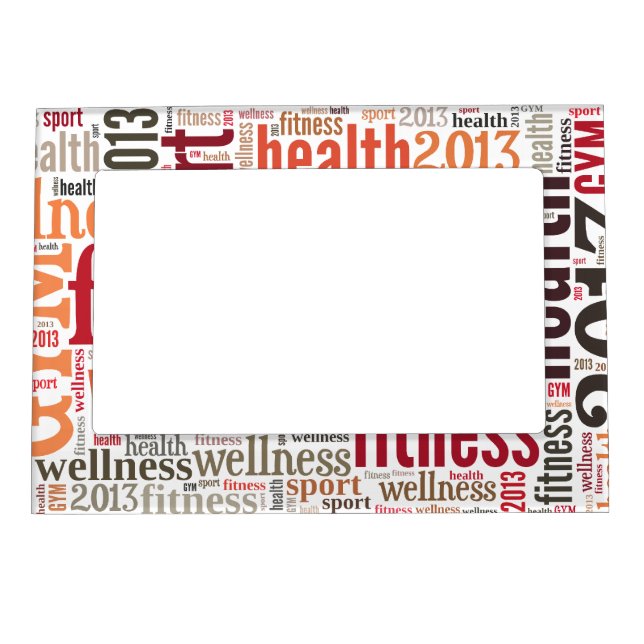 Fitness Magnetic Picture Frame (Front)