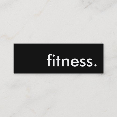 fitness. business card templates