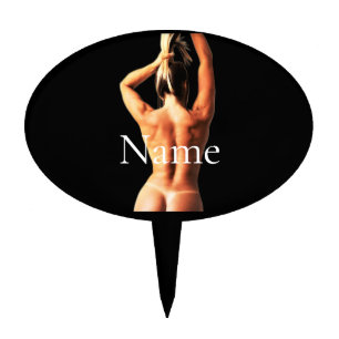 Fitness Model Tanlines Thunder_Cove Cake Topper