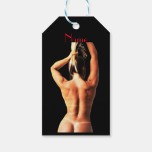 Fitness Model Tanlines Thunder_Cove Gift Tags