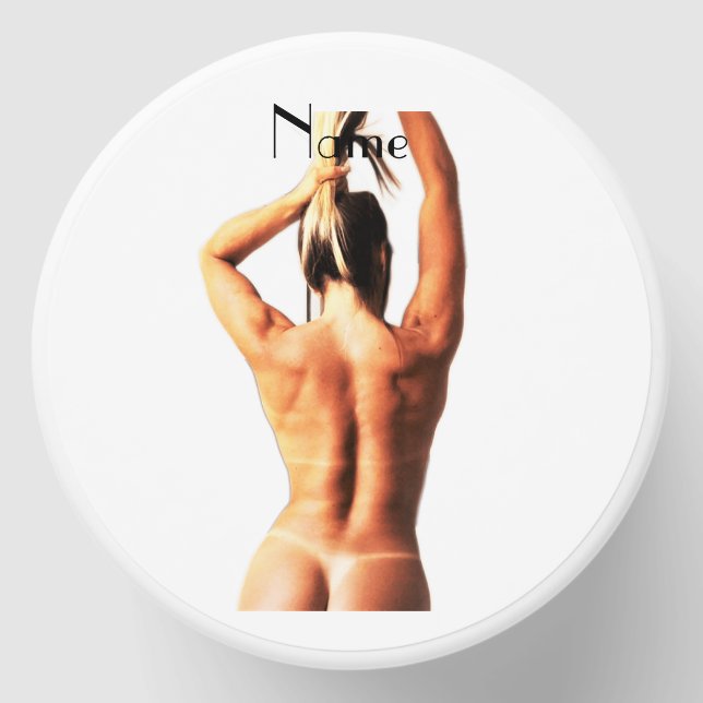 Fitness Model Tanlines Thunder_Cove  Mini Candle Favors (Front)