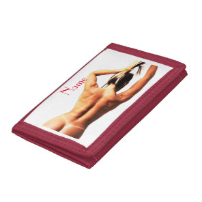 Fitness Model Tanlines Thunder_Cove  Tri-fold Wallet
