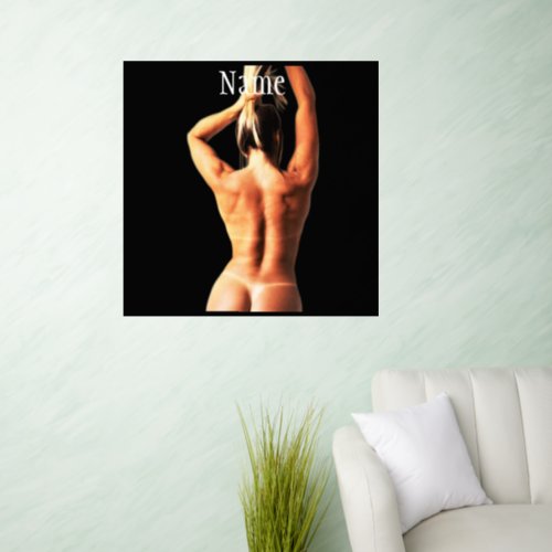 Fitness Model Tanlines Thunder_Cove  Wall Decal