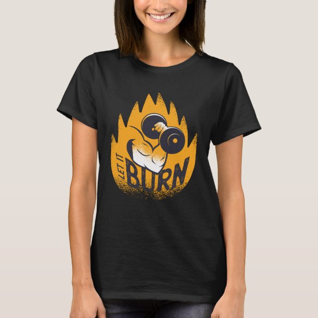 Fitness Motivation Dumbbell Inspirational Quote Wo T-Shirt (Front)