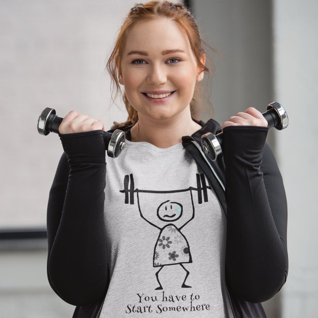 Fitness Motivation for Beginners T-Shirt (Creator Uploaded)