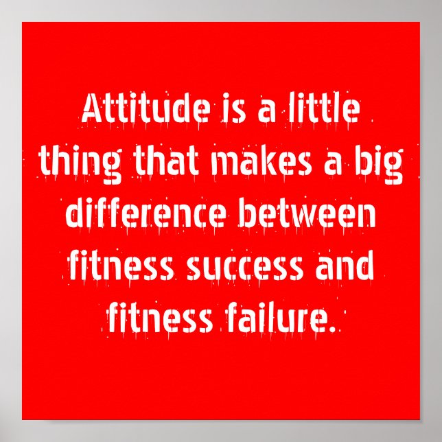 Fitness Motivation Poster (Front)