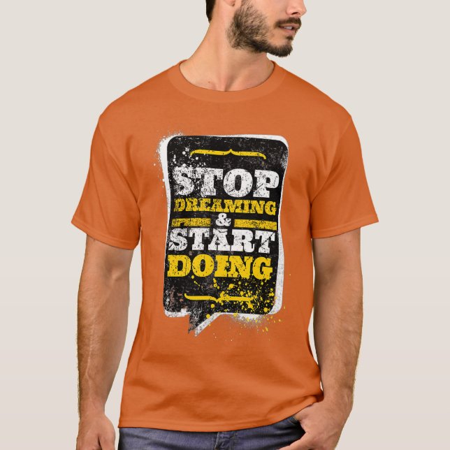 Fitness Motivation Quote Inspirational Gym Quote T-Shirt (Front)
