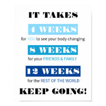 Fitness Motivation Weight Loss Poster