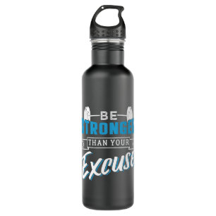 Fitness Motivation Workout Design For Men Stainless Steel Water Bottle