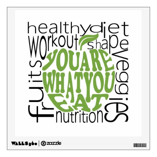 Fitness motivational poster wall decal