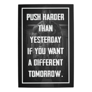 Fitness motivational quote Poster