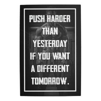 Fitness motivational quote Poster