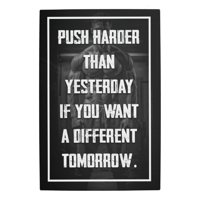 Fitness motivational quote Poster (Front)