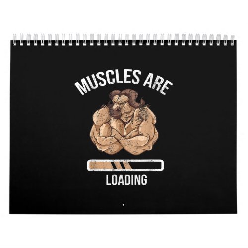 Fitness Muscle Loading Bullock Ox Sport Gym Calendar