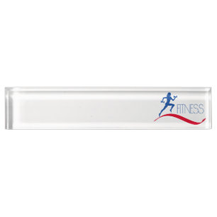 Fitness Name Plate