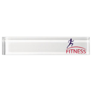 Fitness Name Plate