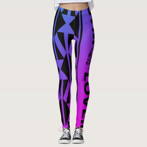 Fitness Obsessed Gym Lover Print Womens Leggings