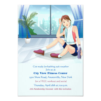 Gym Invitations Card 7