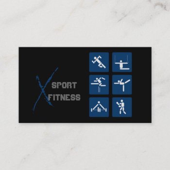 Fitness   Personal Trainer  Business Card by olicheldesign at Zazzle
