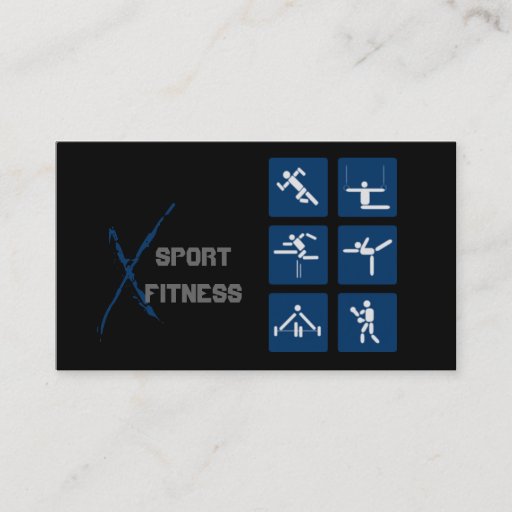 Customizable Fitness,  Personal Trainer, Business Card