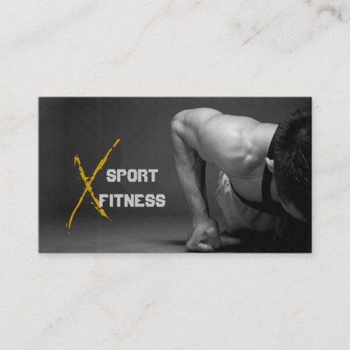Fitness,  Personal Trainer, Business Card