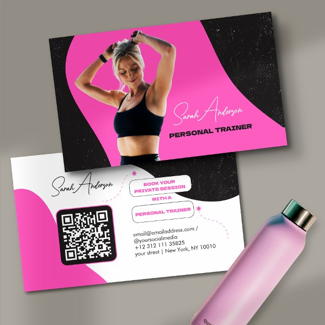 Fitness Personal Trainer Business Card (Creator Uploaded)