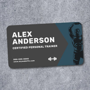 Fitness Personal Trainer Business Card