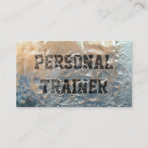 Customizable Cool Frozen Ice Trainer Business Card