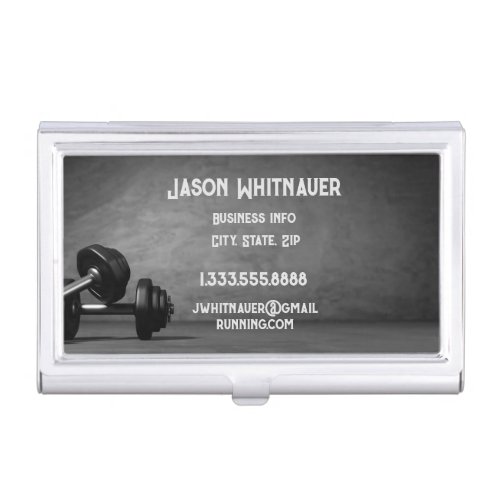 Fitness Personal Trainer Fitness Instructor  Busi Business Card Case