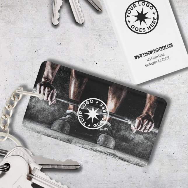 Fitness Personal Trainer Gym Keychain (Fitness Exercise Weightlifter Personal Trainer Gym Keychain)