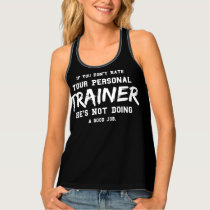 Fitness Personal Trainer Gym Motivation Tank Top