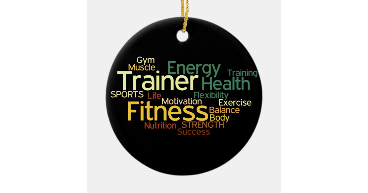 Fitness/Personal Trainer Ornament Zazzle