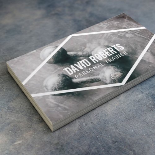 Customizable Fitness Personal Trainer Workout Professional Business Card
