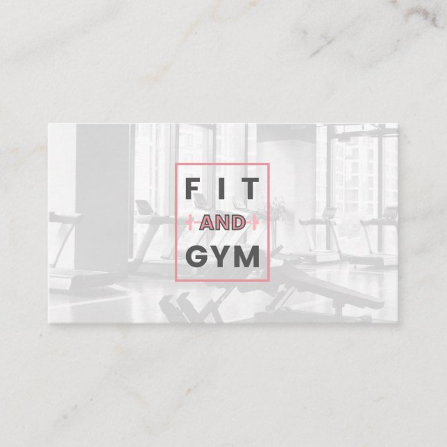 Fitness Professional | Gym Owner Trainer Appointment Card (Front)