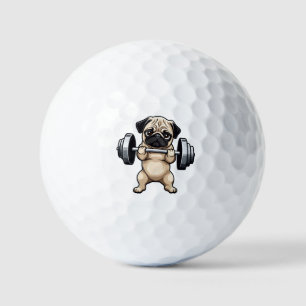 Fitness Pug Golf Balls