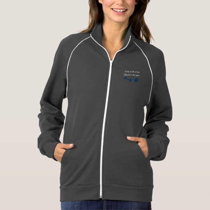 Fitness Quote Freak in the Gym Jacket | Zazzle.com