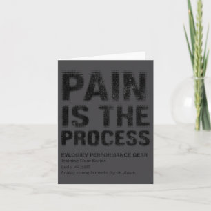 Fitness Quote Y2k Gym Training Back Print Yoga Srt Card