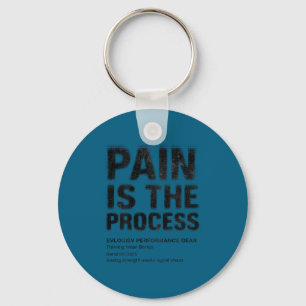 Fitness Quote Y2k Gym Training Back Print Yoga Srt Keychain