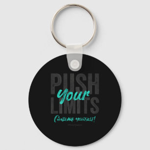 Fitness Quote Y2k Gym Training Back Print Yoga Srt Keychain