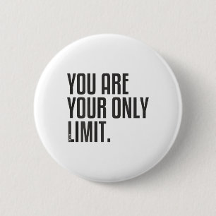 Fitness Quote Y2k Gym Training Ck Print Yoga Sport Button
