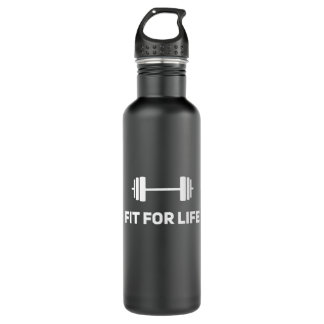 Fitness Running Muscles Hobby Sport Athlete Stainless Steel Water Bottle