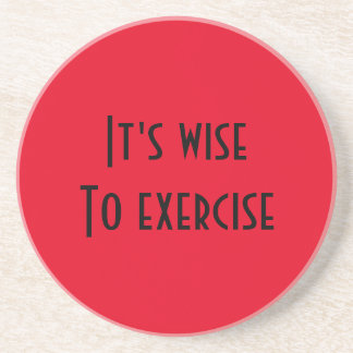 Fitness Sandstone Coaster
