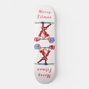 Fitness Santa Skateboard