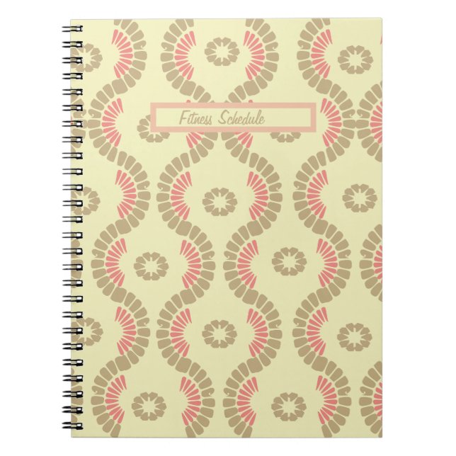 Fitness Schedule : Notebook (Front)