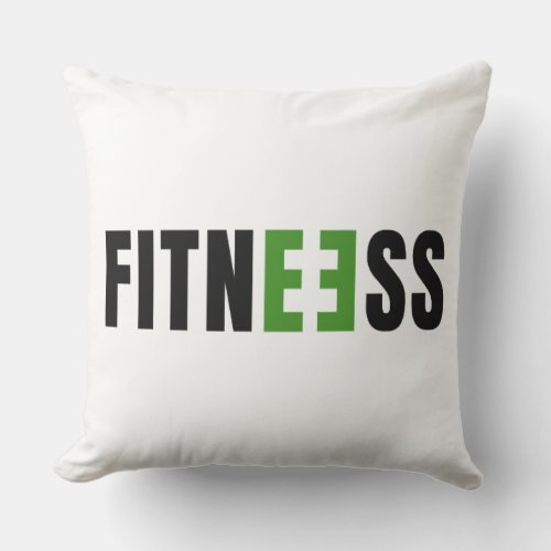 Fitness _ Strengh _ Gym Life _ Working Out _ Yoga Throw Pillow